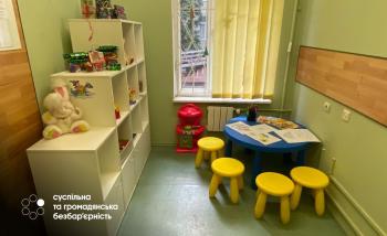 У ЦОПах ДПС функціонують дитячі куточки як елемент безбар’єрного сервісу для громадян