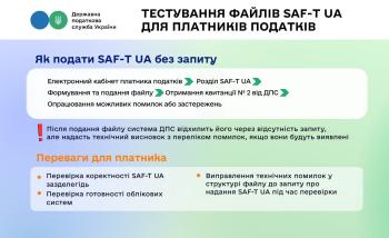 SAF-T UA: take advantage of the opportunity to test file in advance before the tax audit