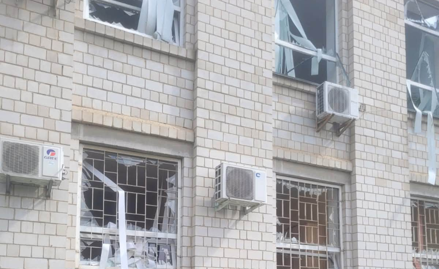 Building where the Kyiv region’s State Tax Service’s units work was damaged during the night attack