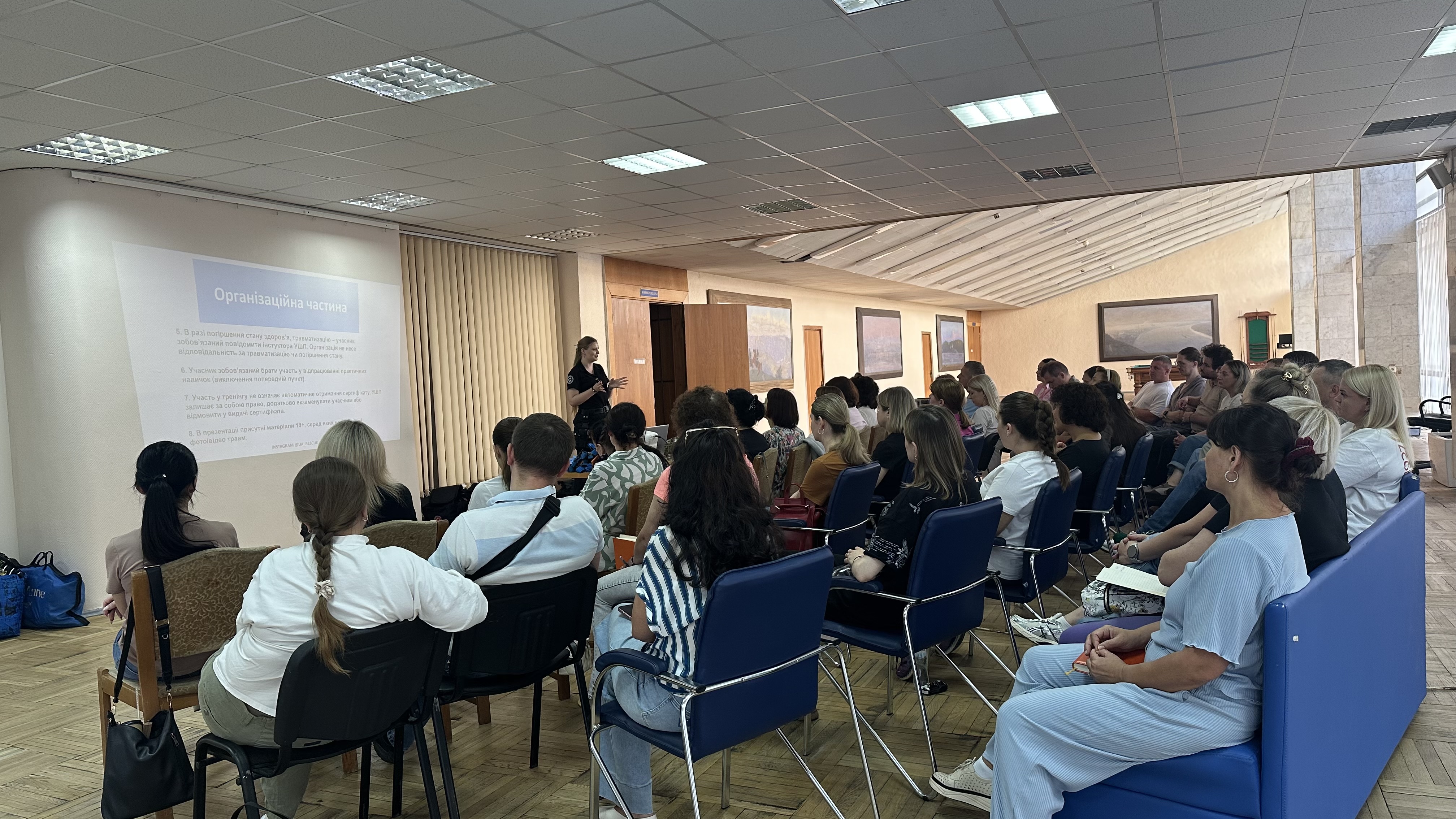 Employees of the State Tax Service improved their first aid skills during practical training