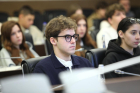 Specialists of the State Tax Service spoke to students about the tax system and invited them to become a part of the tax team . Фото № 5/4
