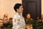 Lesya Karnaukh held a dialogue with business in Vinnytsia about checking and blocking invoices and presented a support service for the grant recipients. Фото № 3/2