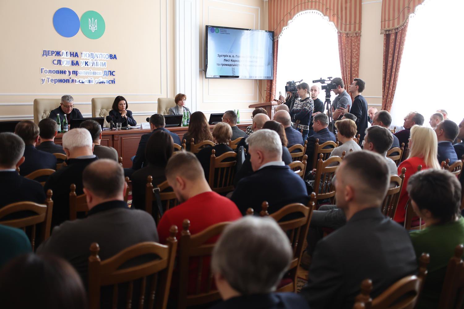 Цифровізація, Е-аудит та аграрні ризики: головні теми зустрічі команди ДПС з бізнесом Тернопільщини. Фото № 10/9