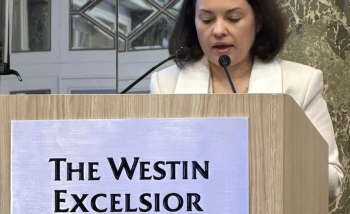 Lesya Karnaukh during the international conference: Ukraine’s experience in ensuring tax administration stability during the war is unique and valuable for many countries