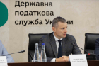 Minister of Finance Sergii Marchenko introduced new Head of the State Tax Service, Yurii Koniushenko, to employees of the State Tax Service. Фото № 1/0