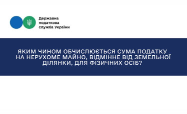 Яким чином обчислюється сума податку на нерухоме майно, відмінне від земельної ділянки, для фізичних осіб?